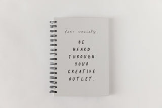 NEW "Be Heard" Spiral Notebook